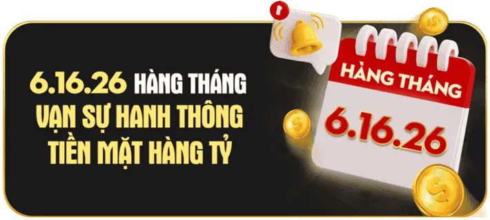 Biểu ngữ khuyến mãi nạp lại hàng tuần